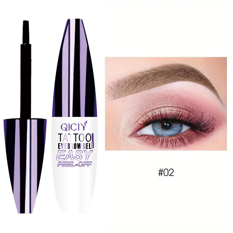 Tear off eyebrow cream is not easy to peel off, anti smudging and long-lasting tear off eyebrow cream