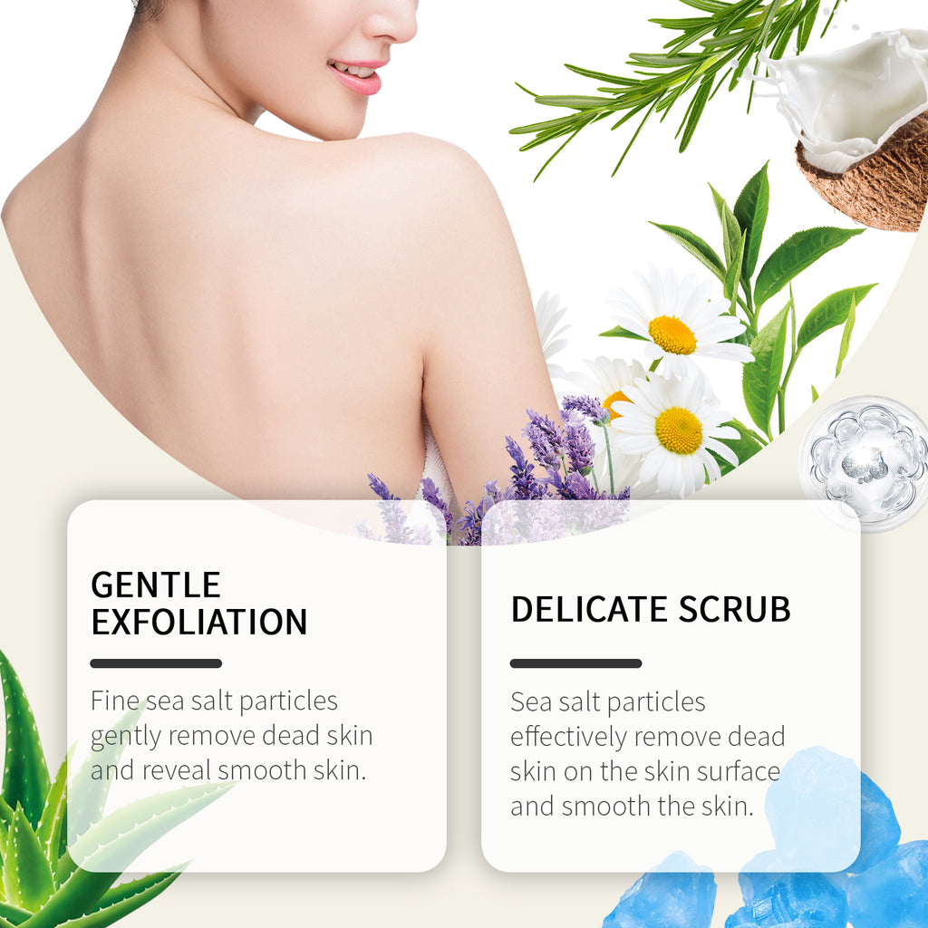 EELHOE Exfoliating Bath Salts Cleanse The Body, Nourish And Soothe Soft Skin, Moisturize And Smooth Bath Salts