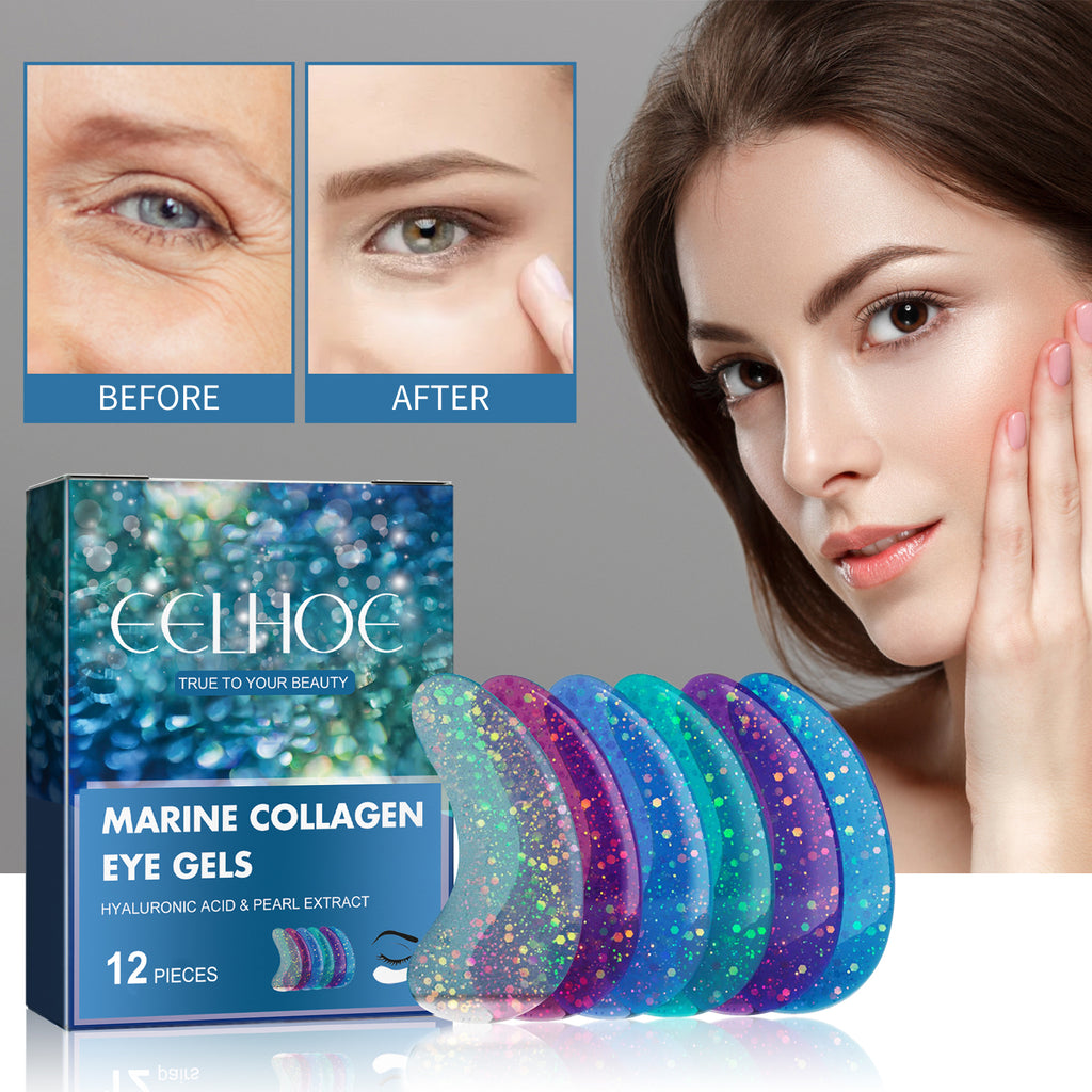 Eye Gel Patch Moisturizes Skin And Lighens Fine Lines, Bags, Dark Circles, Anti-Aging And Anti-Wrinkle Eye Mask
