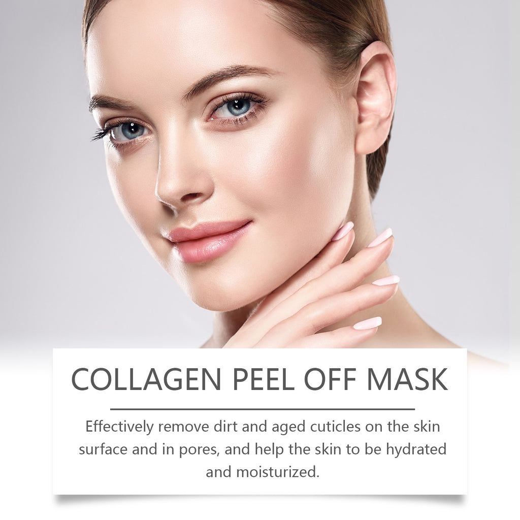 Ouhoe - Collagen Peel & Tear Mask Gentle Pore-Cleansing Facial Oil Control Hydrating Mask