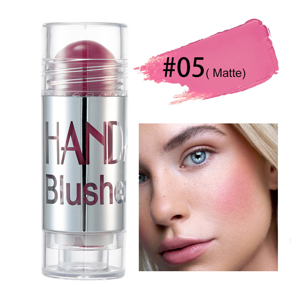 HANDAIYAN Chubby Crayon Blush Stick Moisturizing And Smooth Rouge Pen Blush Strip Cream Blush Stick Rouge