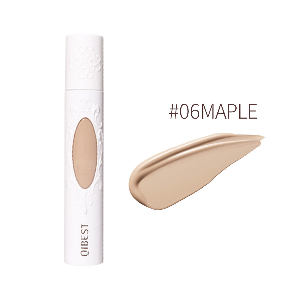 QIBEST Liquid Foundation Long-lasting Concealer Moisturizing Brightening Matte Natural Liquid Foundation Nude Makeup Conditioner