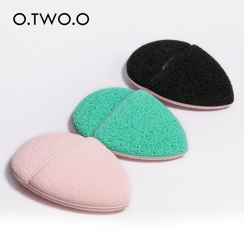O.TWO.O Oval Soft and Comfortable Sponge Face Wash Puff Magic Lazy Water Makeup Remover Puff 1Pcs