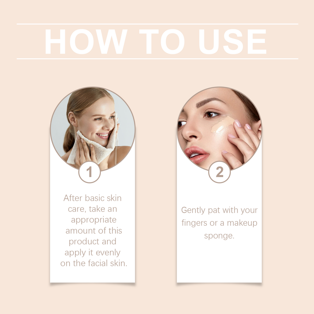West&Month Moisturizing Liquid Foundation, Long-Lasting Long-Lasting Moisturizing Light Skin Care Liquid Foundation
