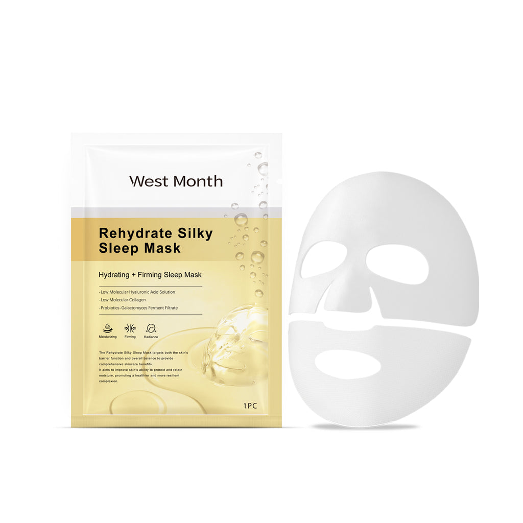 West&Month Collagen Moisturizing Mask (Bag) Nourishes And Hydrates The Facial Skin In One, Soothing And Moisturizing Way