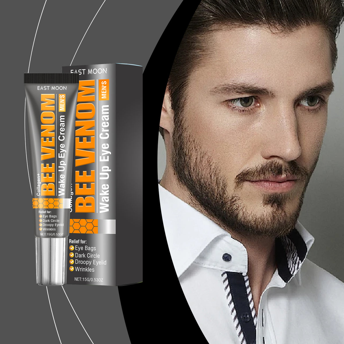 East Moon Men's Firming Eye Cream Hydrates And Hydrates Skin Around Eyes Elastic Moisturizing Care Eye Moisturizing Eye Cream