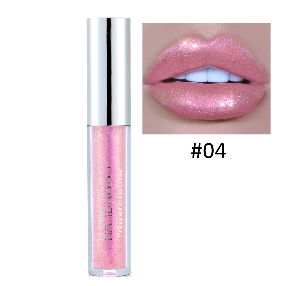 HANDAIYAN New Polarized Lip Gloss Renji Color Colorful Lip Gloss Lip Glaze Lasting Moisturizing