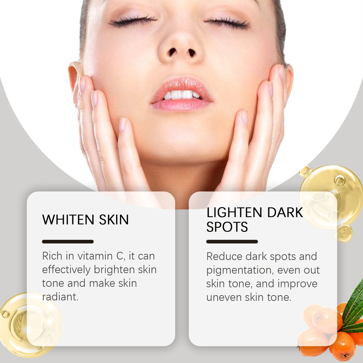 Hoygi Vitamin C Facial Moisturizer Gently Moisturizes And Nourifies The Skin Hydrating And Moisturizing Tender And Smooth Moisturizing Cream