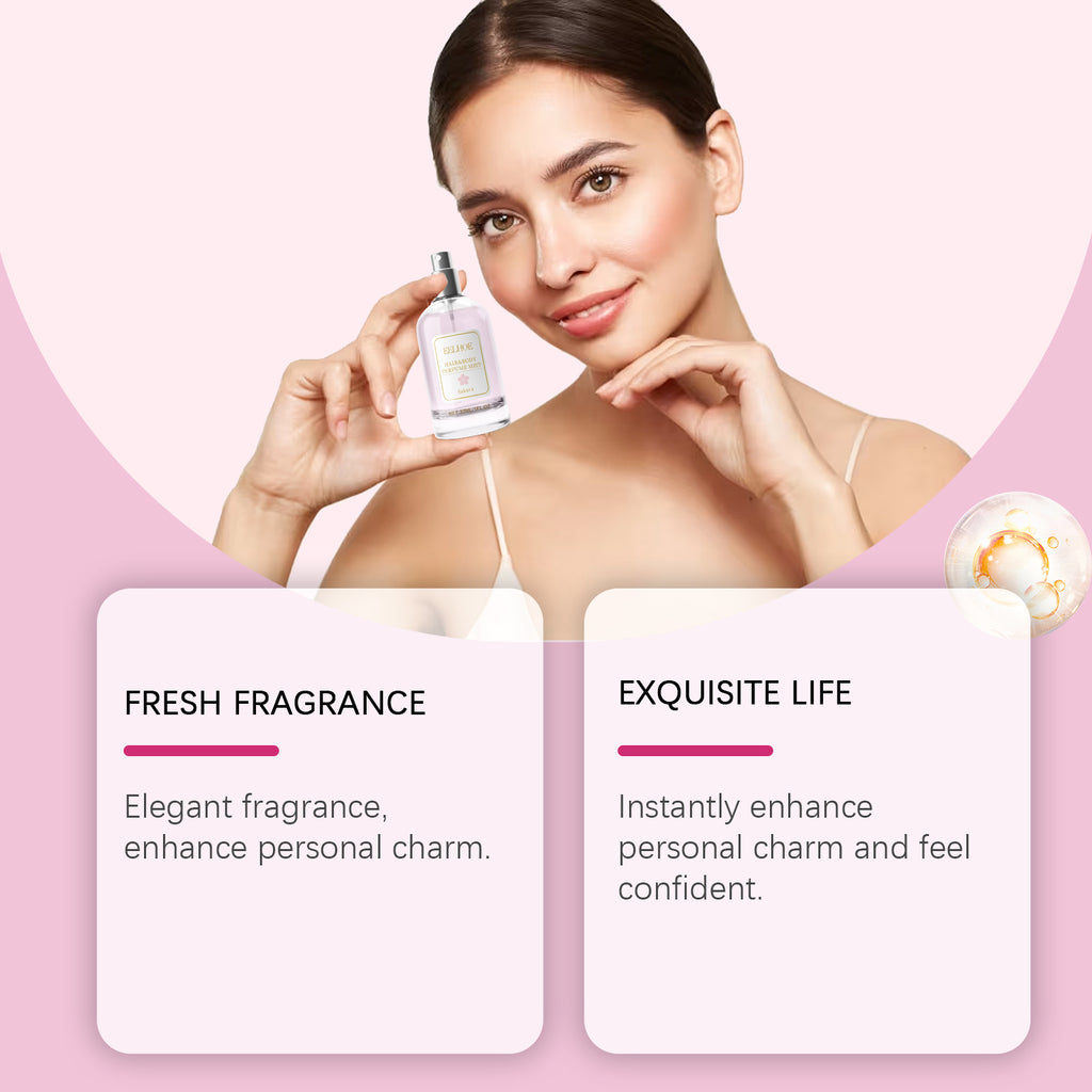 Body Hair Perfume Spray Body Skin Hair Long-Lasting Fresh Fragrance Spray