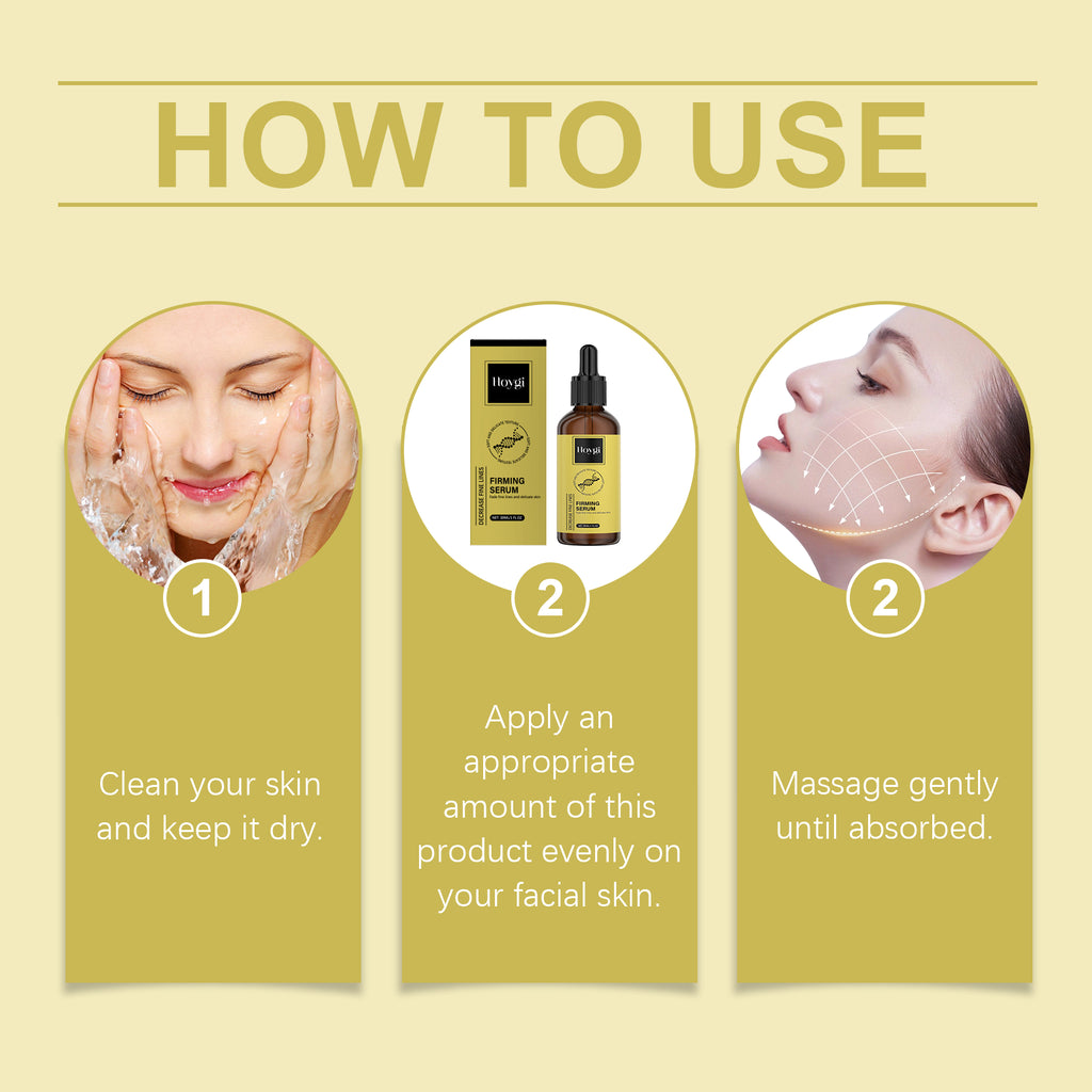 Hoygi Facial Firming Serum, Gently Nourishes And Pamper Facial Skin With Moisturizing, Delicate And Hydrating Radiance