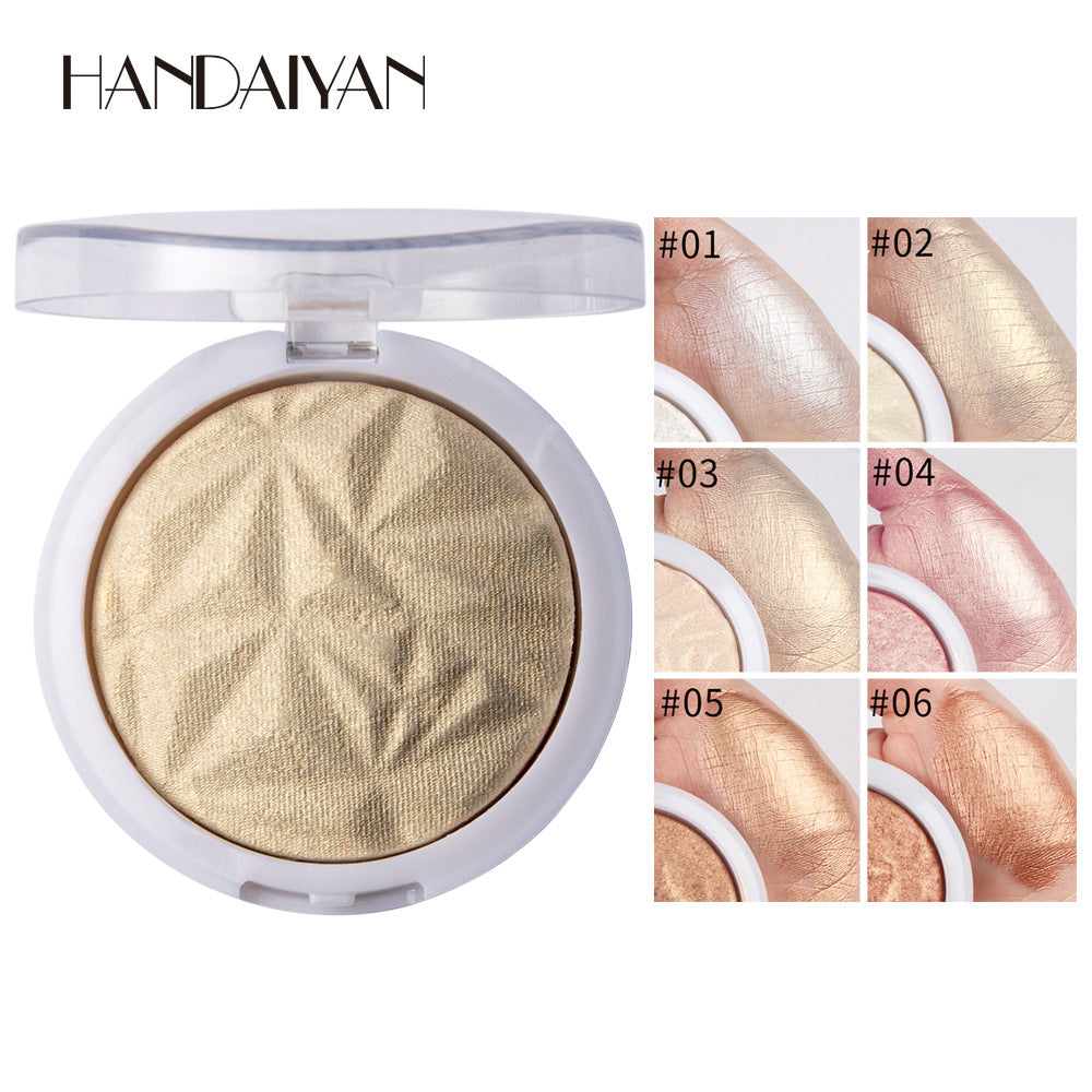 Makeup Monochromatic Diamond Polarized Highlight Powder Long-lasting Brightening, Fixing and Repairing Highlight Powder