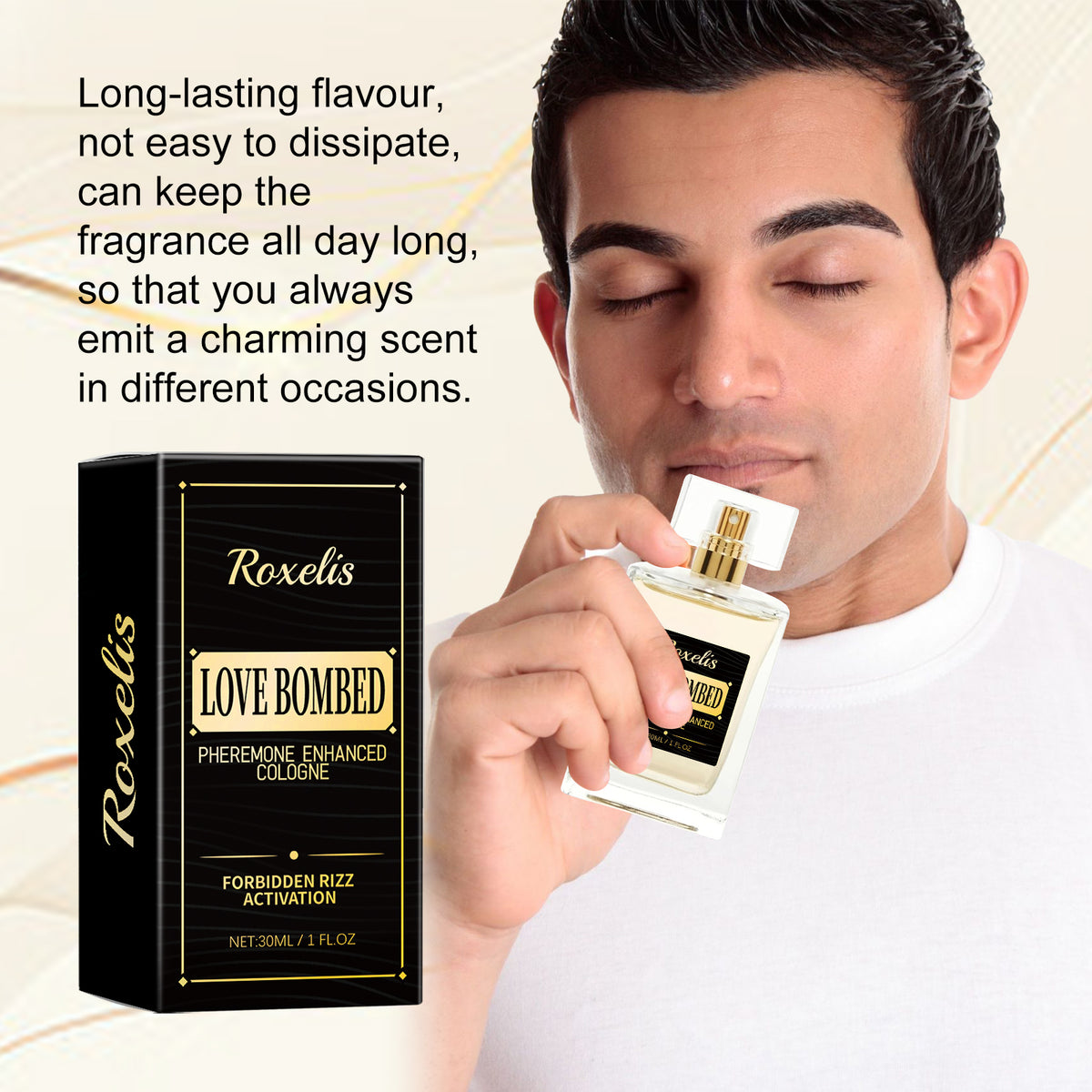 Pheromone Enhanced Cologne, Men's Cologne Lasting Light Fragrance Business Gentleman Fresh Charm Encounter Perfume