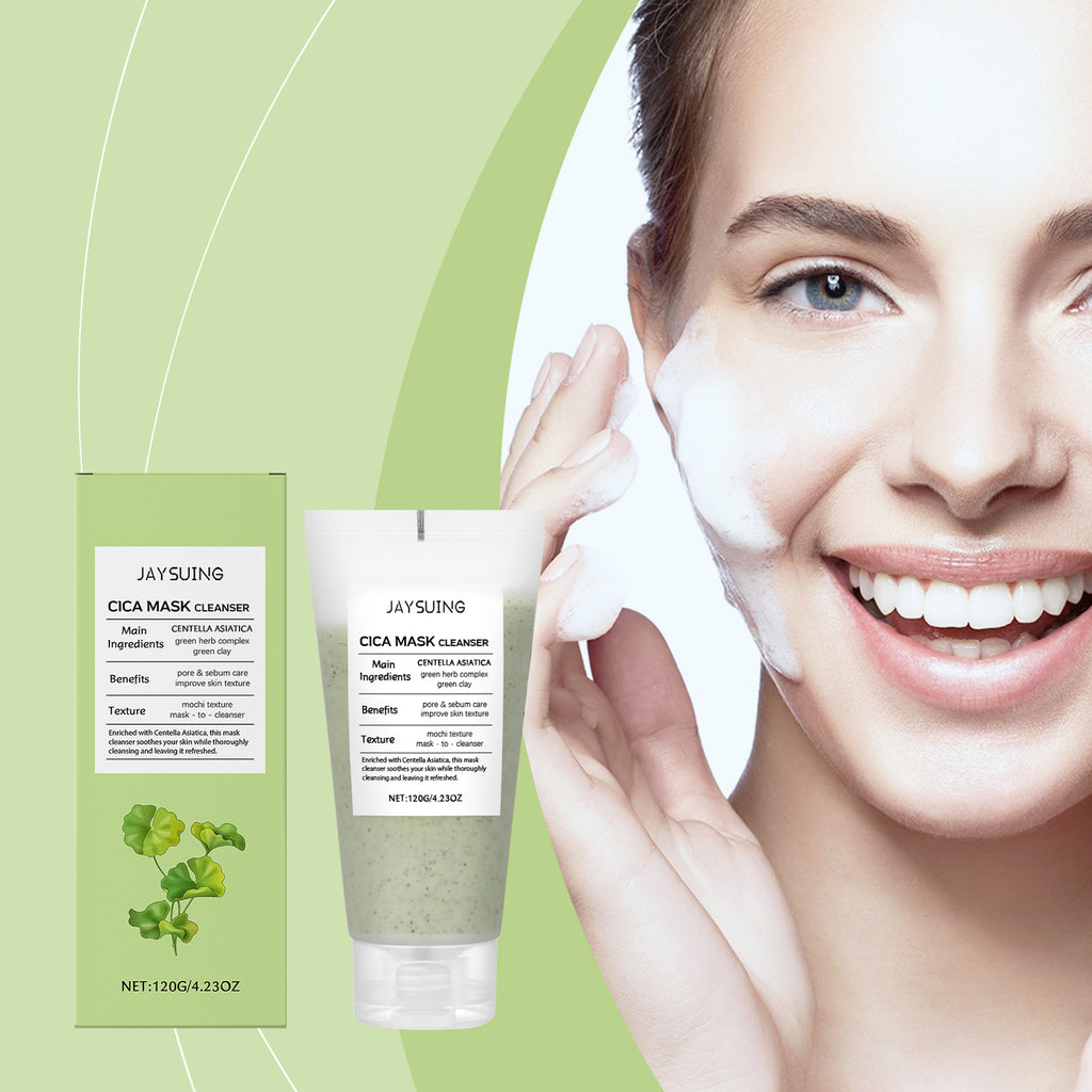 Jaysuing Centella Asiatica Facial Cleanser Moisturizes And Hydrates, Cleanses Pores, Refreshes And Controls Oil.