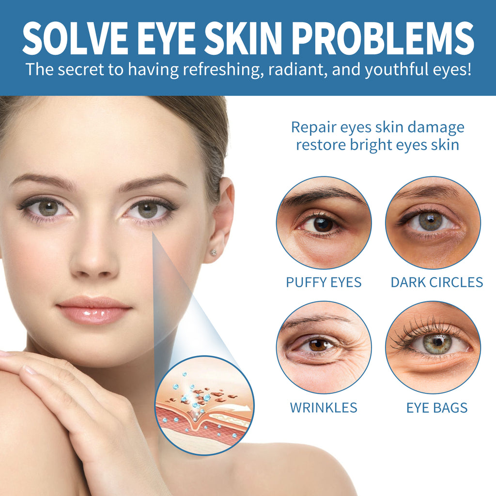 EELHOE Eye Gel Patch Moisturizes Skin And Lighens Fine Lines, Bags, Dark Circles, Anti-Aging And Anti-Wrinkle Eye Mask