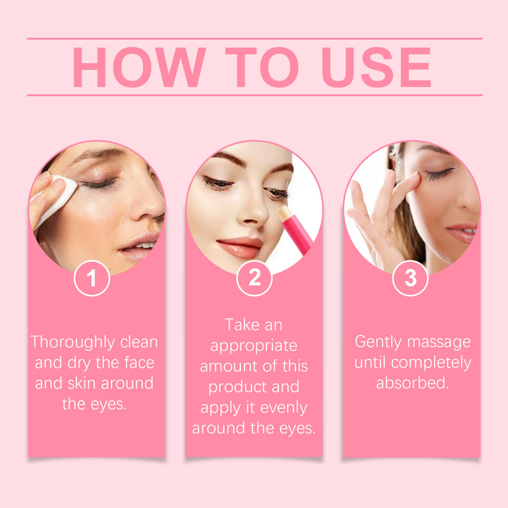 EELHOE Moisturizing Eye Cream Bar, Firming Eye Skin Bar Eye Essence To Reduce Fine Lines And Moisturize Eye Bags