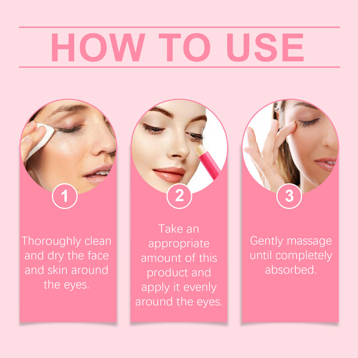 EELHOE Moisturizing Eye Cream Bar, Firming Eye Skin Bar Eye Essence To Reduce Fine Lines And Moisturize Eye Bags