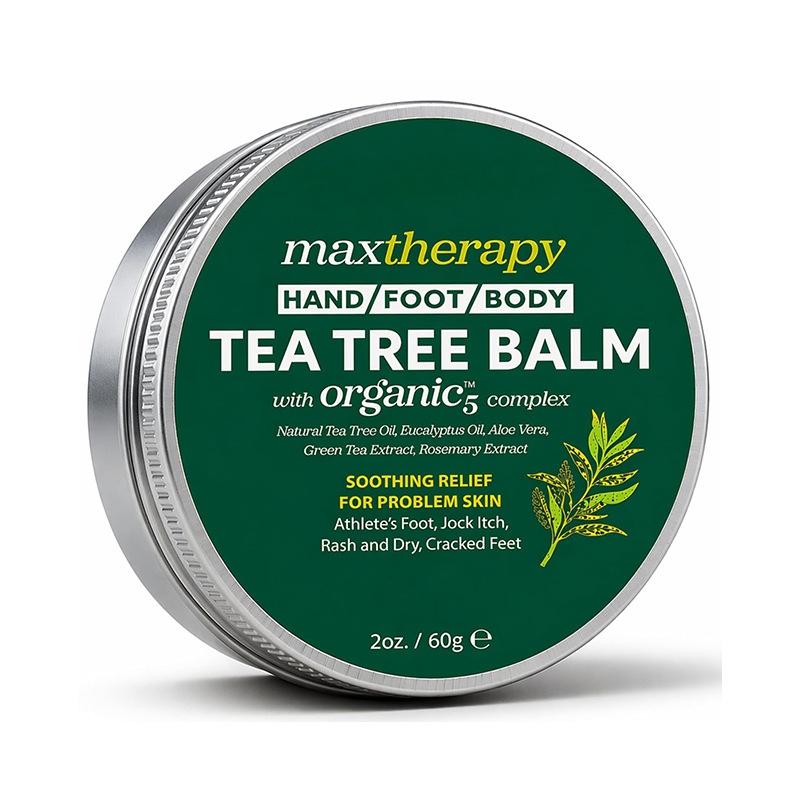 Tea tree cream gently cares for the body, moisturizes the face, and leaves the skin hydrated, elastic, and delicate