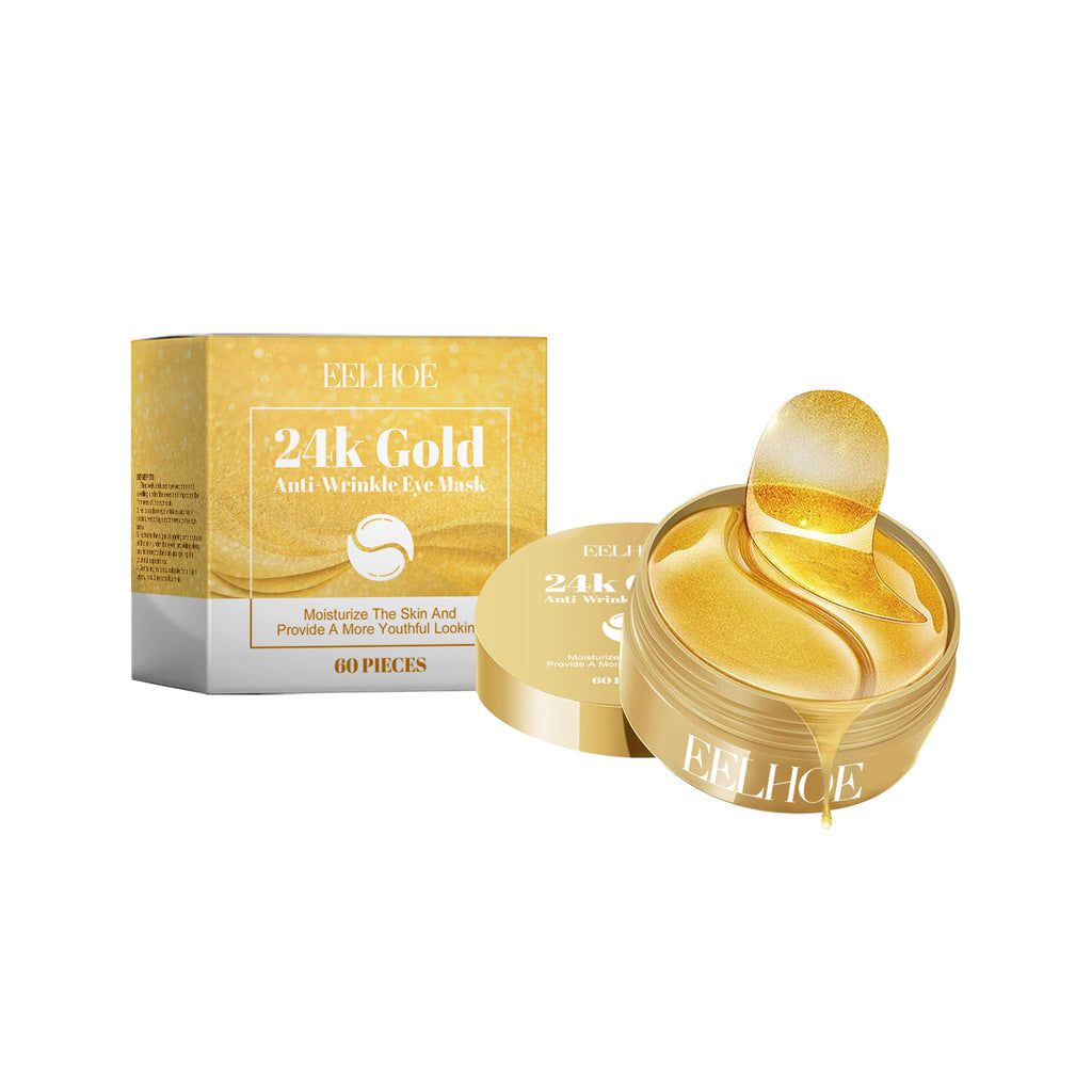24K Gold Anti-Wrinkle Eye Mask, Moisturizing And Improving Eye Lines Brightening And Moisturizing Eye Skin Eye Care