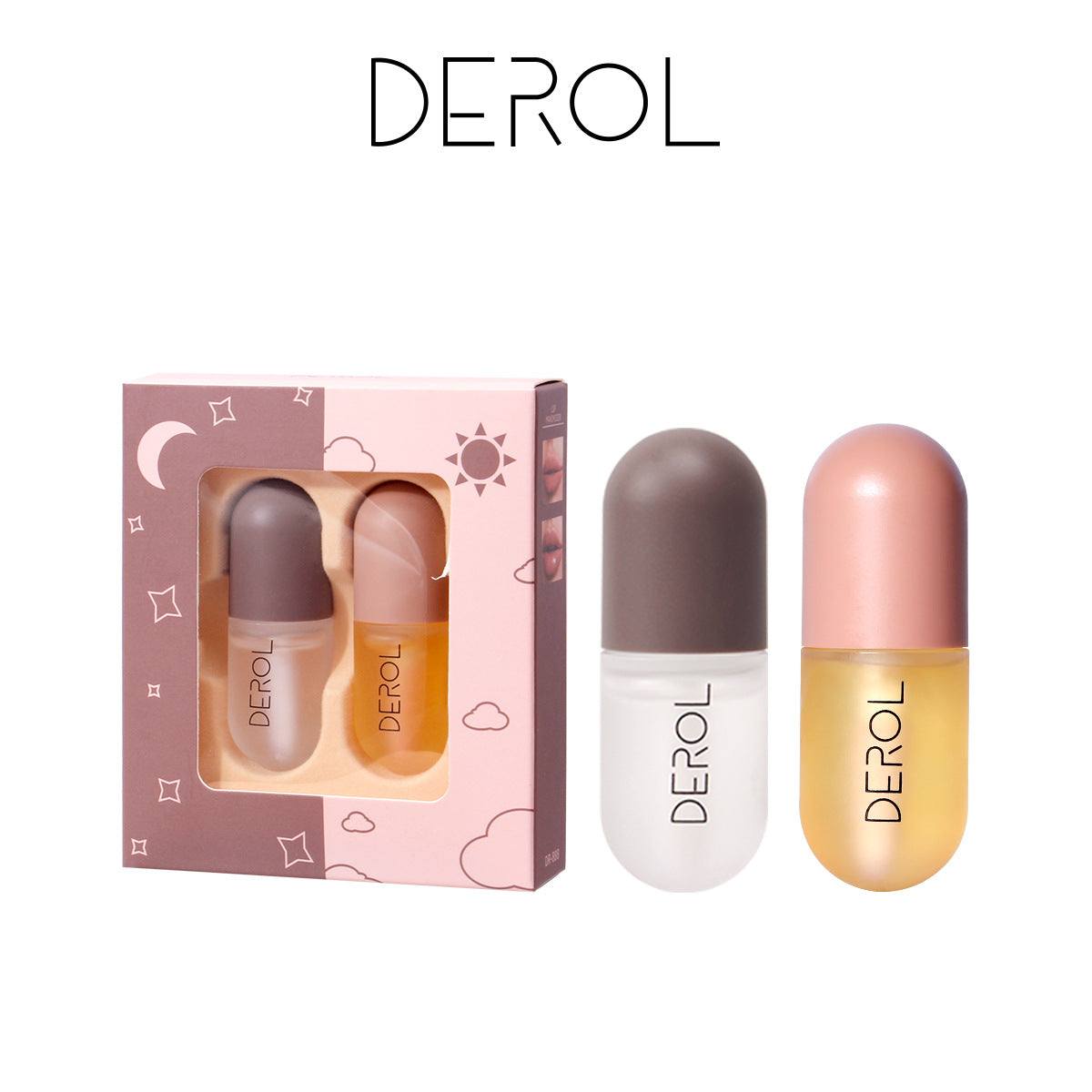 DEROL Ginger Mint Lip Plumper Cross-Border Increase Moisturizing Moisturizing Lip Set Box Lip Plumper