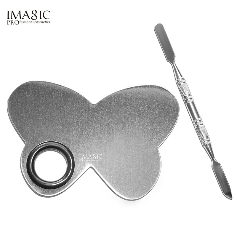 IMAGIC Stainless Steel Color Palette Color Stick Makeup Artist Special Color Steel Plate Beauty Tool