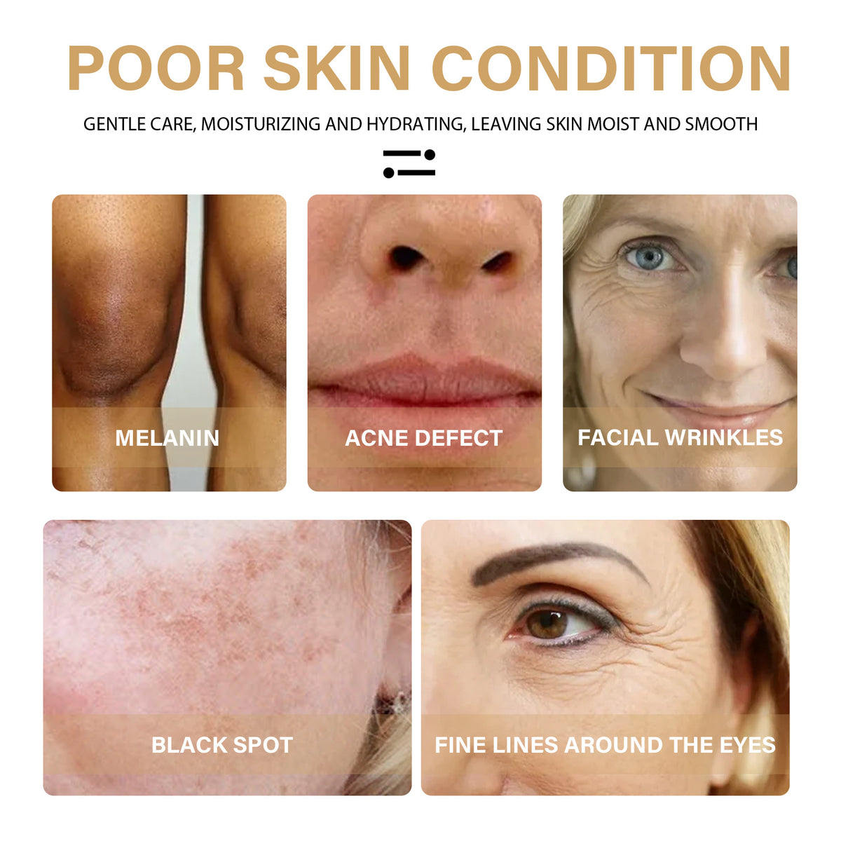 Turmeric Correction Essence Facial Care Hydrating Moisturizing Gentle Moisturizing Skin Care Essence