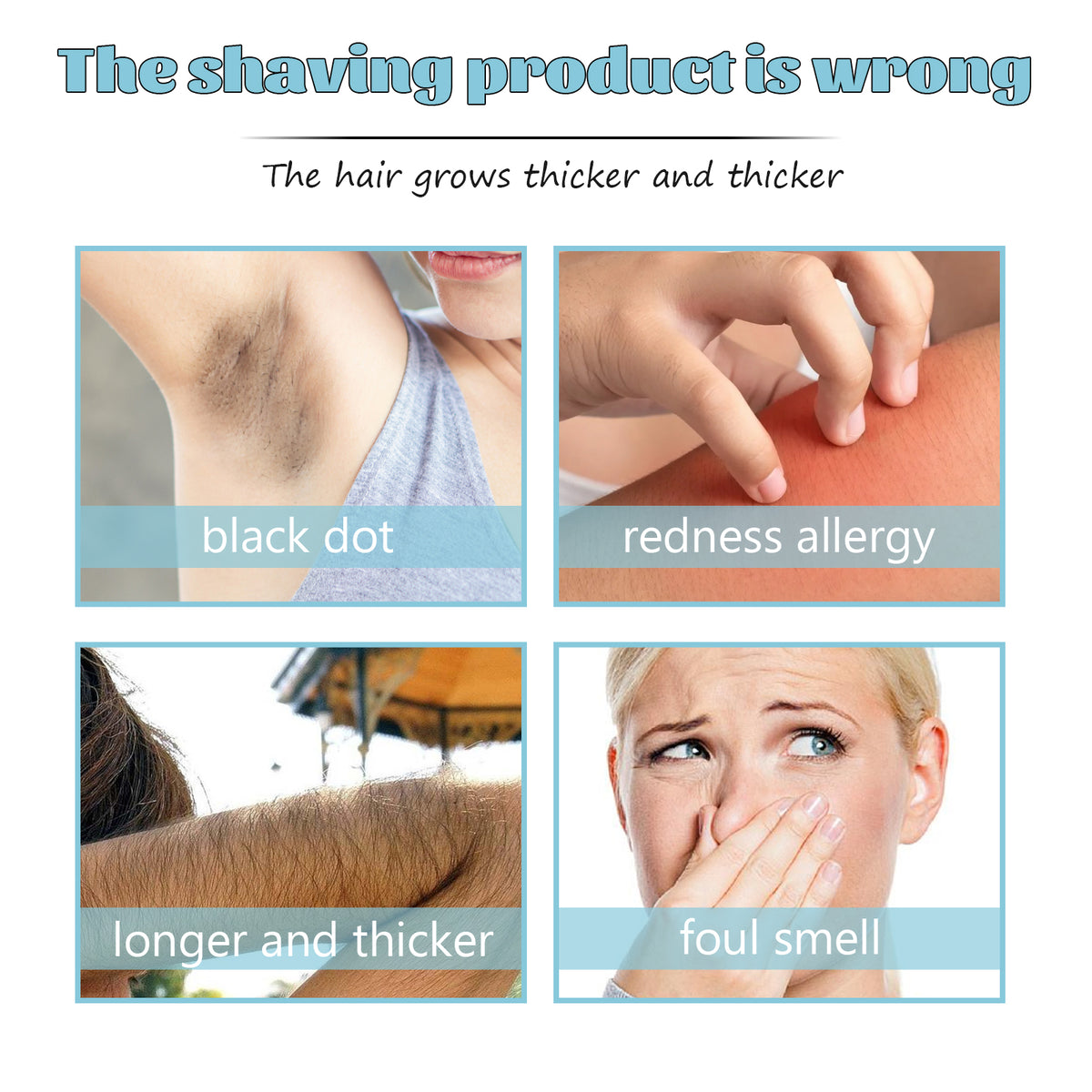 Hair Removal Spray, Under The Armpit Whole Body Private Area Gentle Non-Irritating Quick Hair Removal Spray