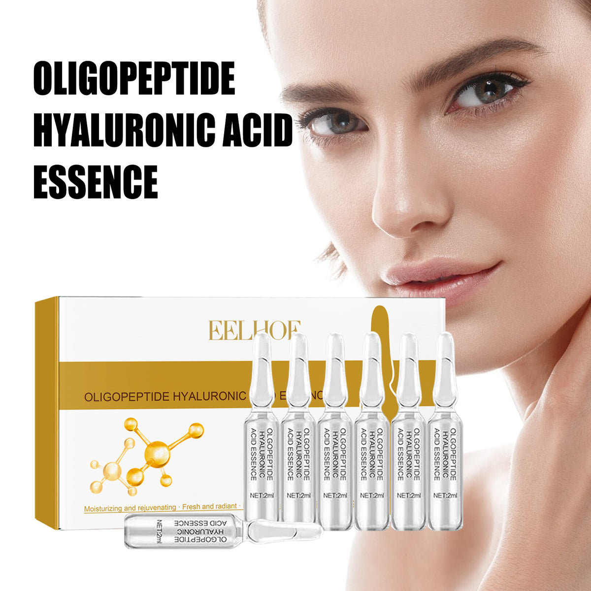 EELHOE Collagen Essence Improves Facial Skin, Reduces Fine Lines, Hydrates And Firming Skin Essence
