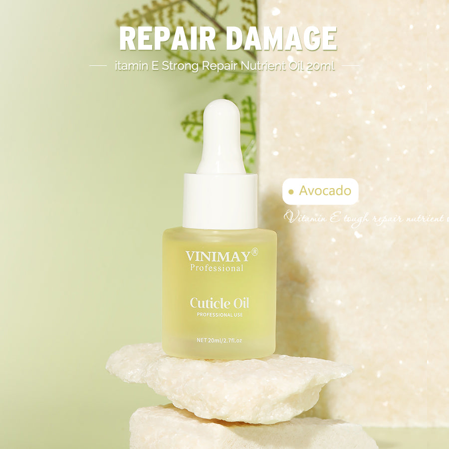 Nutritious oil double-layer anti fall puncture skin moisturizing care softener nail art 20ml multi-color fingertip oil