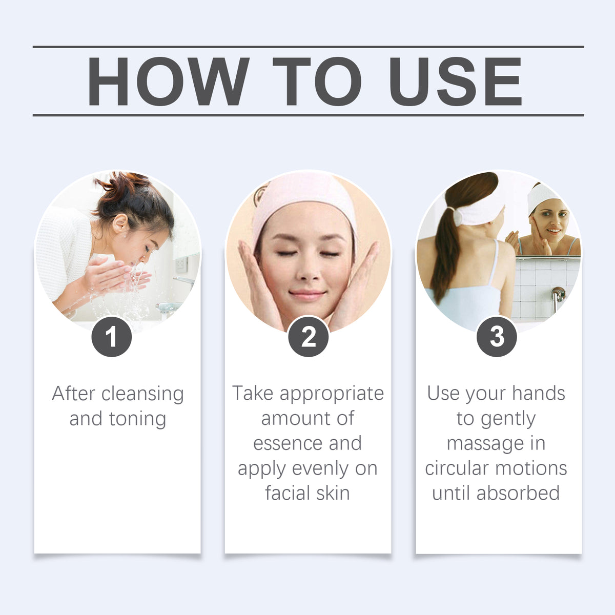 OUHOE Copper Peptide Repair Serum Hydrates, Hydrates, Firming And Firming Facial Skin With Blue Copper Peptide Serum