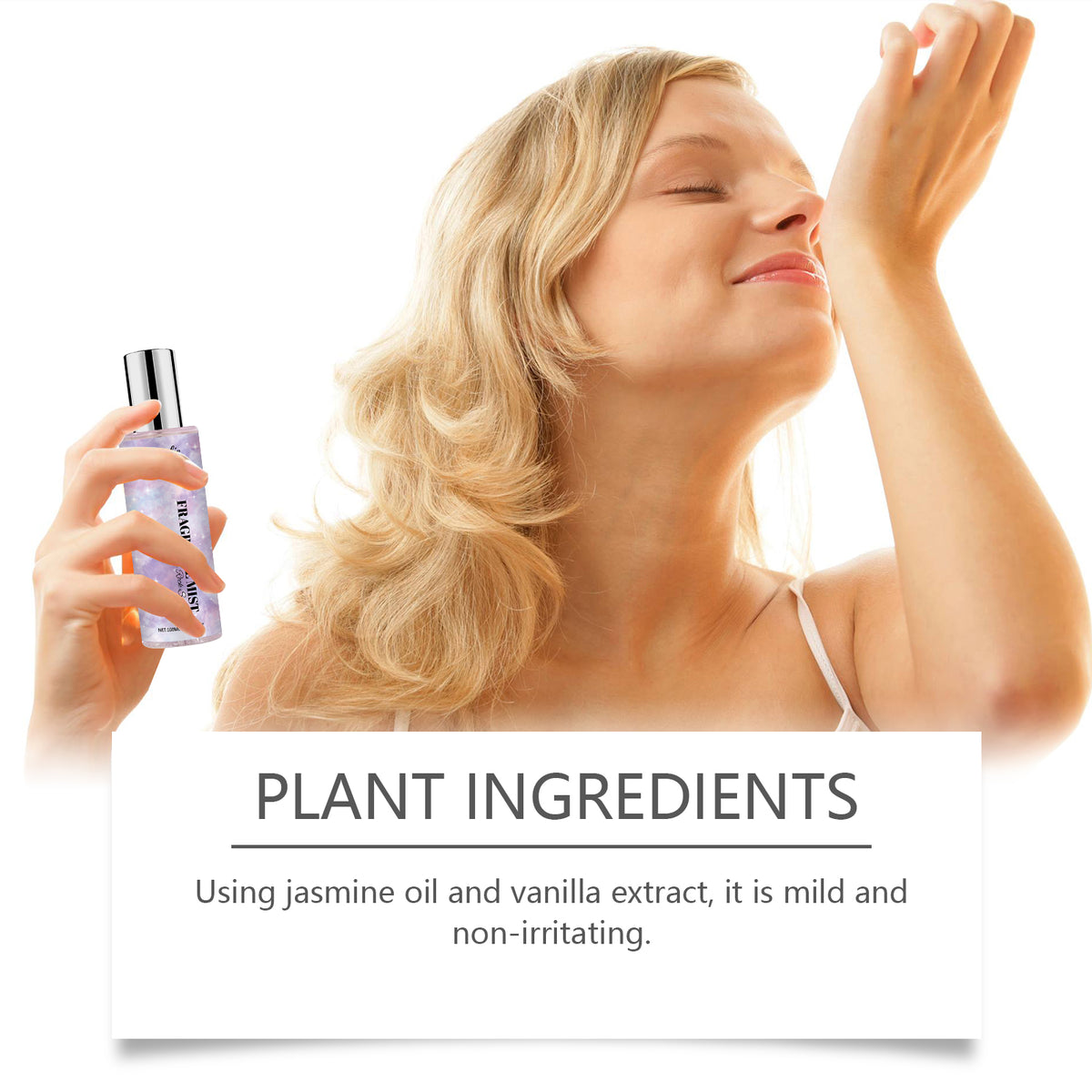 Roxelis Nectar Rock Sugar Fragrance Spray, Fragrant Fruit Fragrance Fresh Summer Women's Long-Lasting Portable Perfume