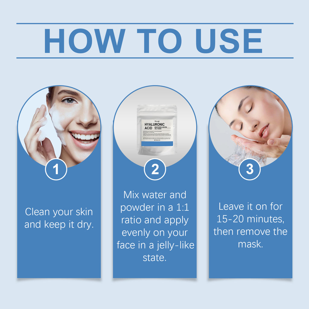 Hoygi Hydrating Facial Mask, With Hyaluronic Acid Nourishes Skin, Firming, Hydrating, Hydrating And Brightening Care Mask