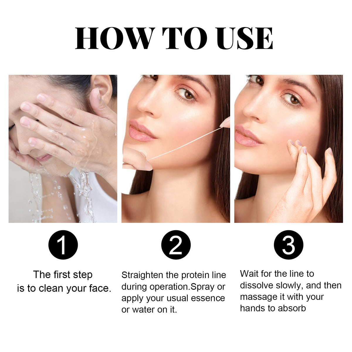EELHOE Protein Ascending Line, Moisturizes And Lightens Fine Lines And Wrinkles On Face And Tightens And Tightens Delicate Skin
