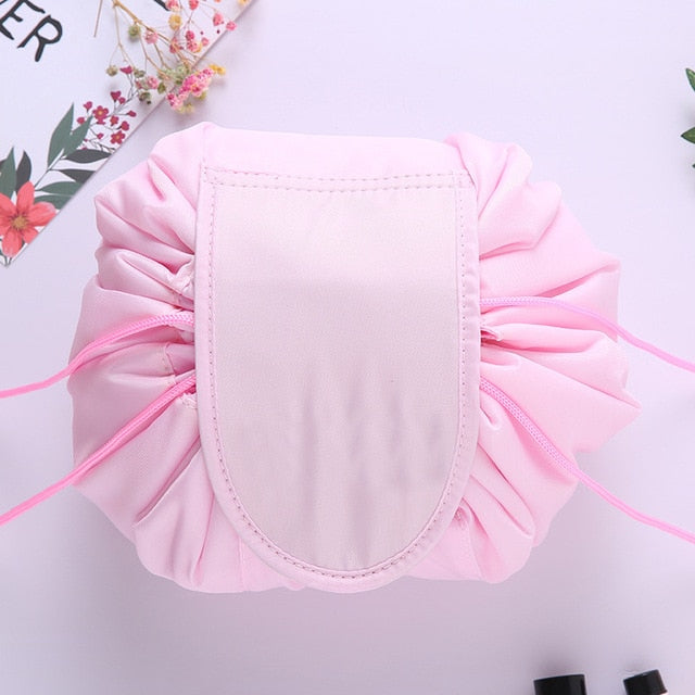 Do Not Miss Drop ship Women Drawstring Cosmetic Bag travel Organizer bag pouch Make Up Case Storage Makeup Bag Toiletry bag