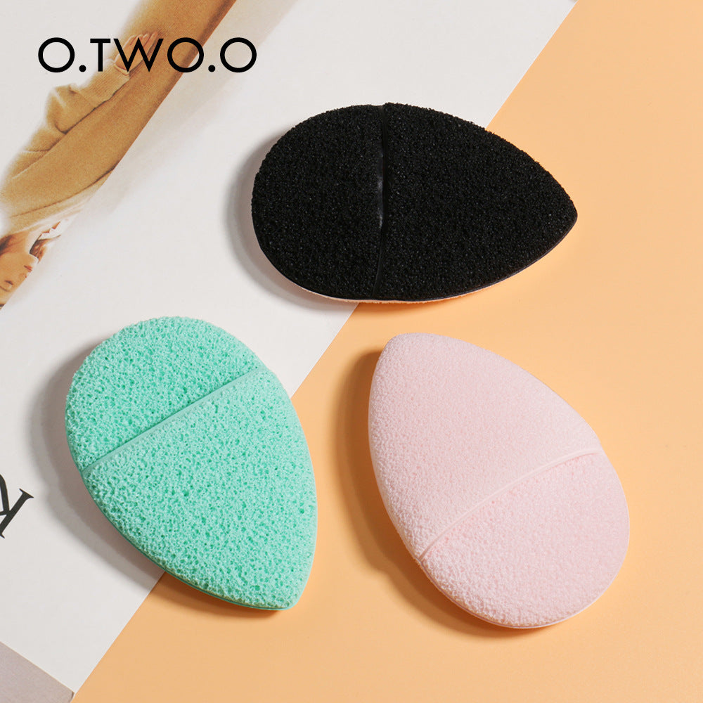 O.TWO.O Oval Soft and Comfortable Sponge Face Wash Puff Magic Lazy Water Makeup Remover Puff 1Pcs