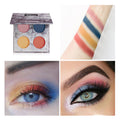 Pudaier Ink Landscape Four-color Eyeshadow Palette Matte Pearlescent Waterproof and Sweatproof Eyeshadow Makeup