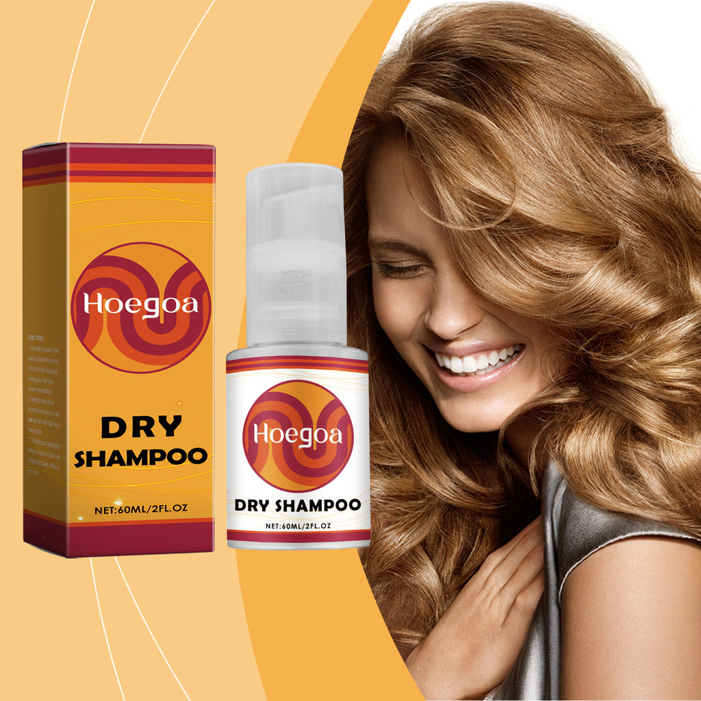 Hoegoa Leave-In Dry Hair Spray Cleans Hair, Fluffs And Refreshes Hair, Nourishes Scalp, Softens And Shines