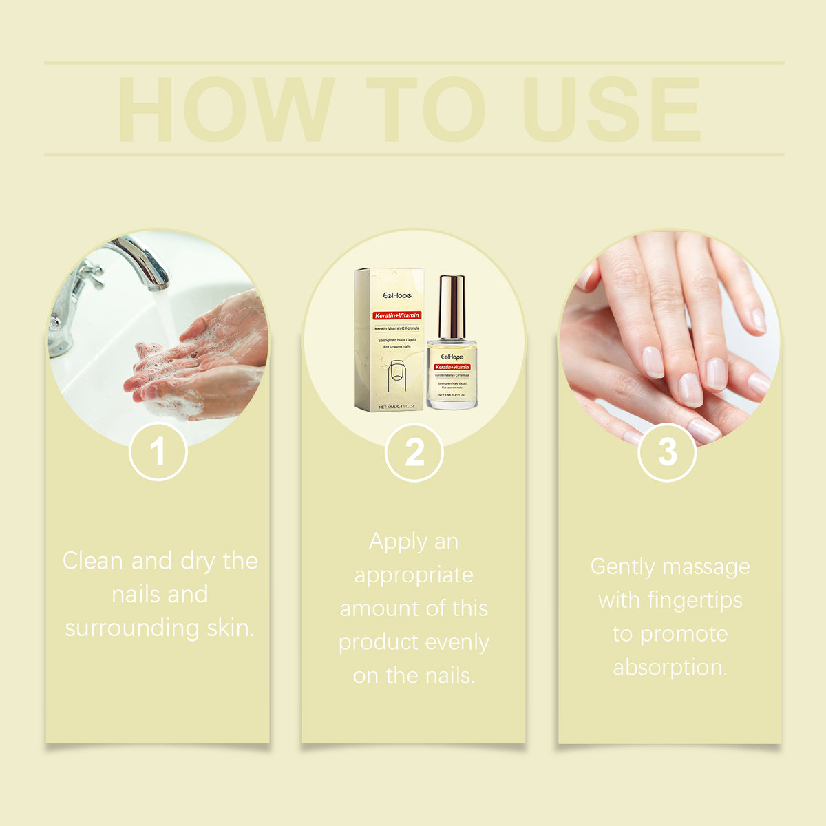 Eelhope Nail Care And Repair Solution Hand Softening Nail Exfoliating Nail Polish Essence