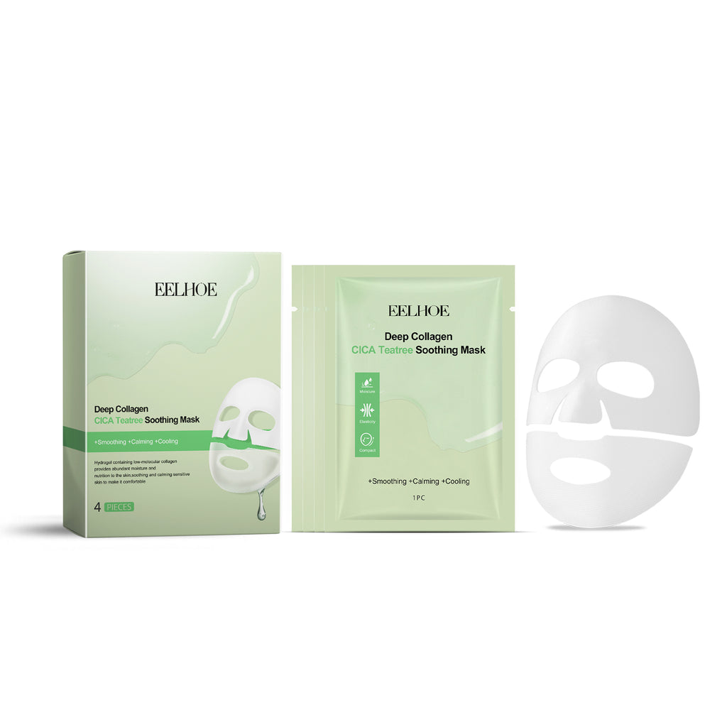 EELHOE Collagen Tea Tree Skin Care Mask (Box Set) Hydrating, Moisturizing And Caring For The Skin, Elastic, Bright And Radiant Skin Care Mask