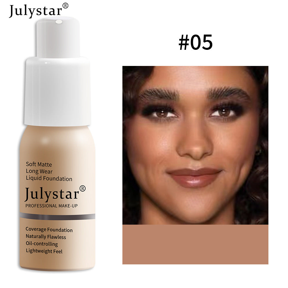 Liquid Foundation Concealer Long-Lasting Moisturizing Oil Control BB Cream Foundation Makeup