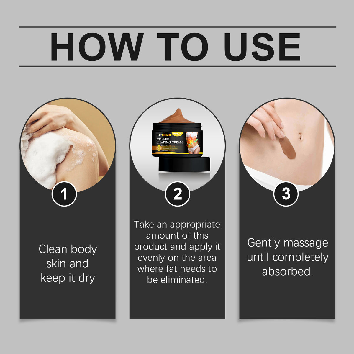 Wiyun Body Massage Cream Daily Gently Nourishes Body Skin Apply Massage Cream Gracefully, Lightly And Comfortably
