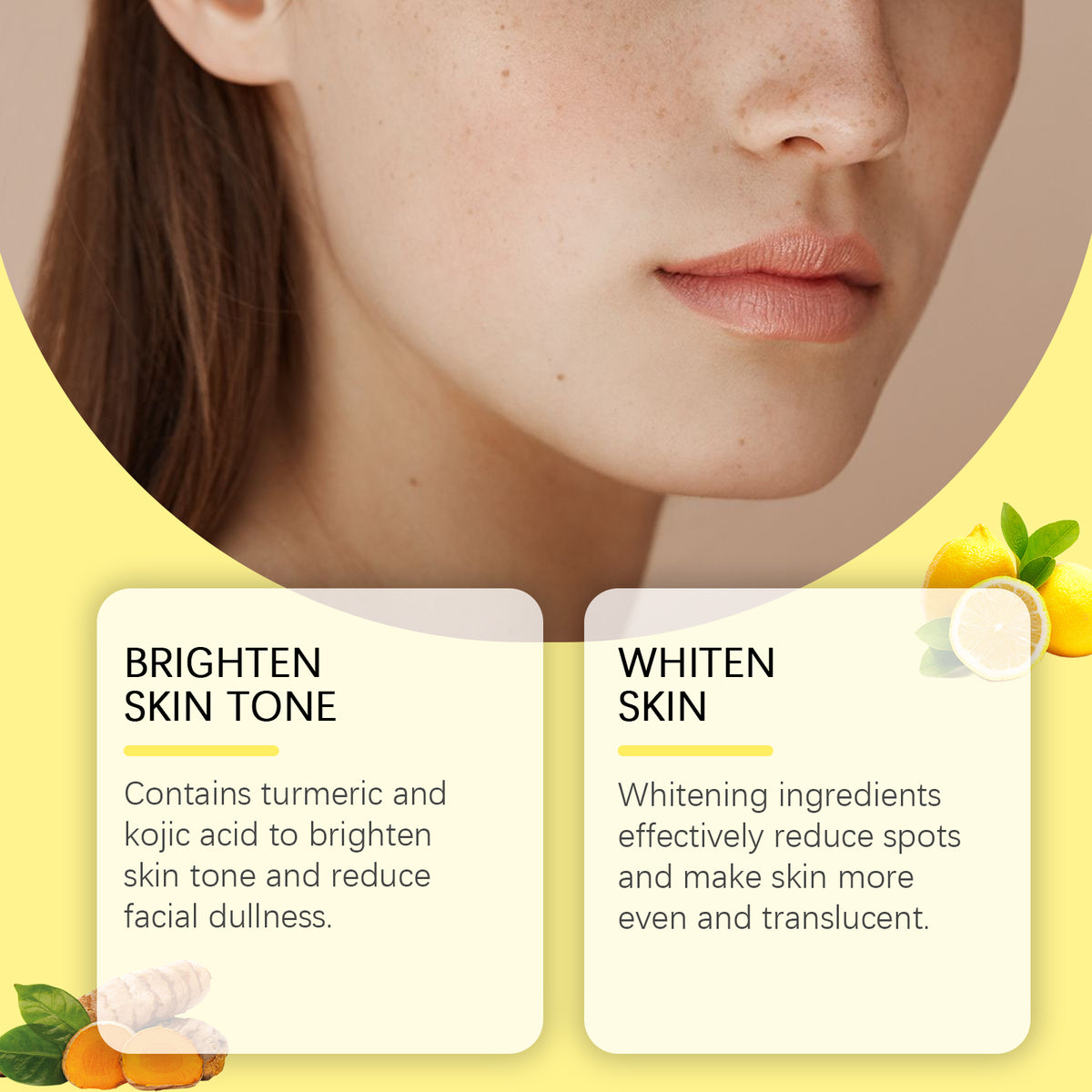 EELHOE Turmeric Cleansing Pad Gently Cleanses Face, Brightens And Nourishes Skin, Refreshing Skin Care Cleansing Pad