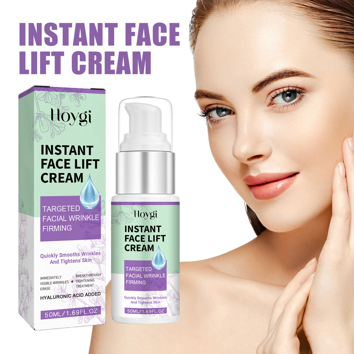 Hoygi Delicate And Smooth Fine Lines Lifting Cream Moisturizes Skin, Reduces Fine Lines, Softens And Improves Elasticity