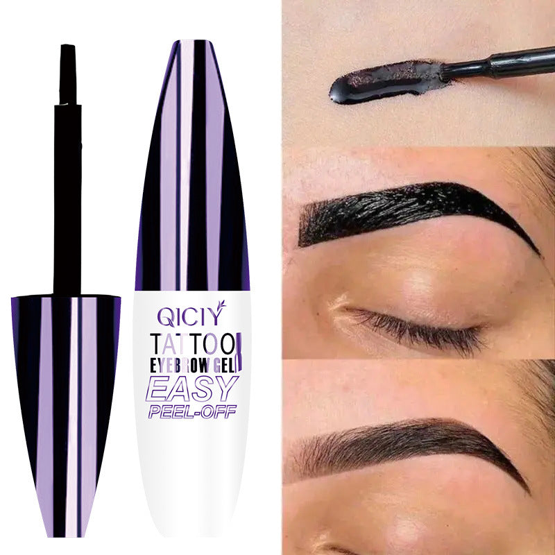 Tear off eyebrow cream is not easy to peel off, anti smudging and long-lasting tear off eyebrow cream