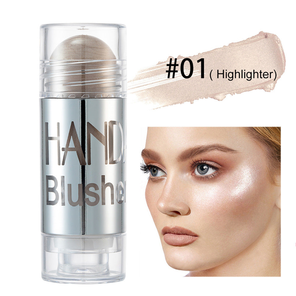 HANDAIYAN Chubby Crayon Blush Stick Moisturizing And Smooth Rouge Pen Blush Strip Cream Blush Stick Rouge