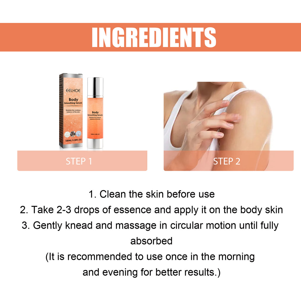 Smooth Body Beauty Serum, Moisturizing And Brightening Skin Care Solution