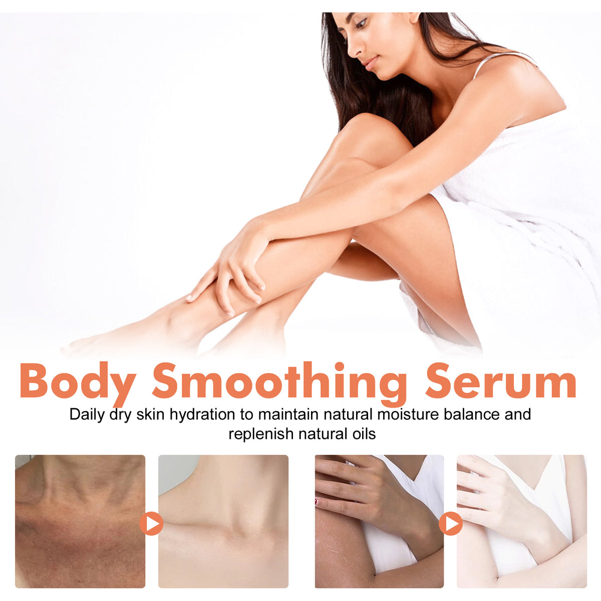 Smooth Body Beauty Serum, Moisturizing And Brightening Skin Care Solution