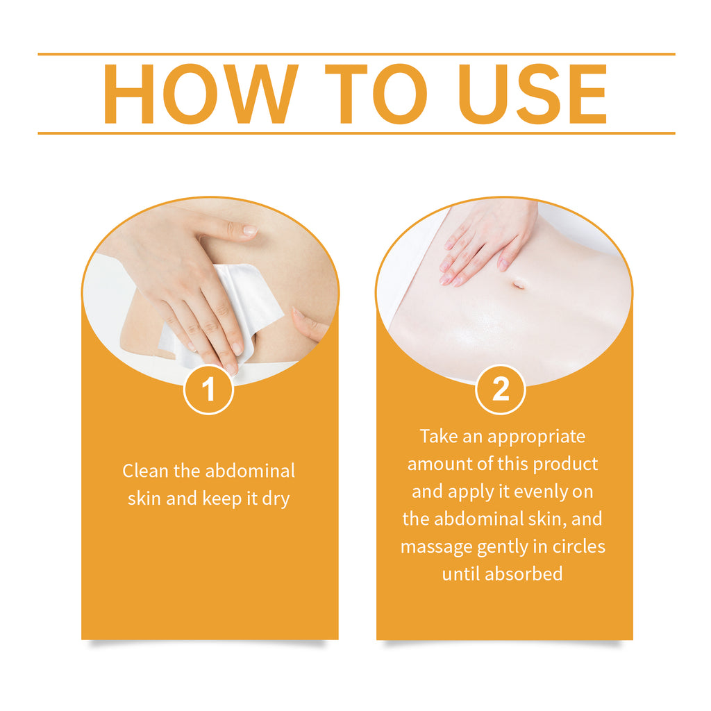 EELHOE Abdominal Essence Lotion Gently Nourishes The Skin, Making It Smooth And Hydrating. Carry It With You And Massage Your Body