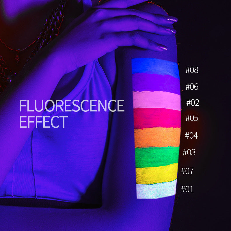 Fit Colors Fluorescent Color Liquid Eyeliner 8 Colors Waterproof Sweat-proof Quick-Drying Color Eyeliner Set