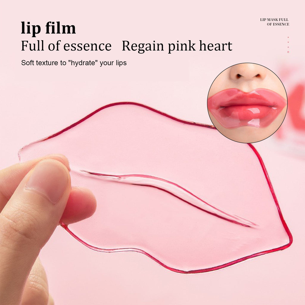 EELHOE Cherry Crystal Lip Mask Hydrates And Moisturizes Lips, Removes Dead Skin Without Greasy And Reduces Lip Lines