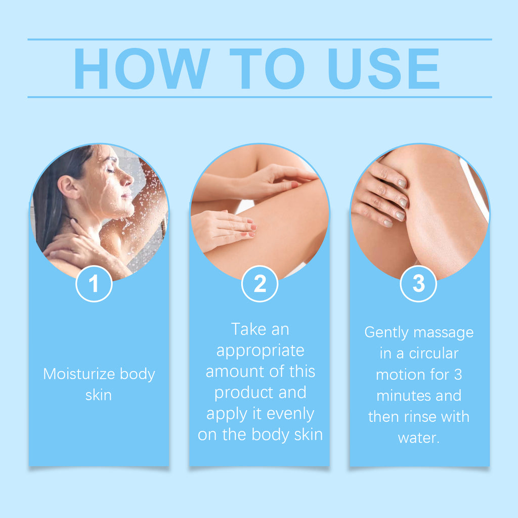 West&Month Exfoliating Body Scrub, Clear Skin, Remove Dead Skin, Smooth And Brightening Skin Scrub